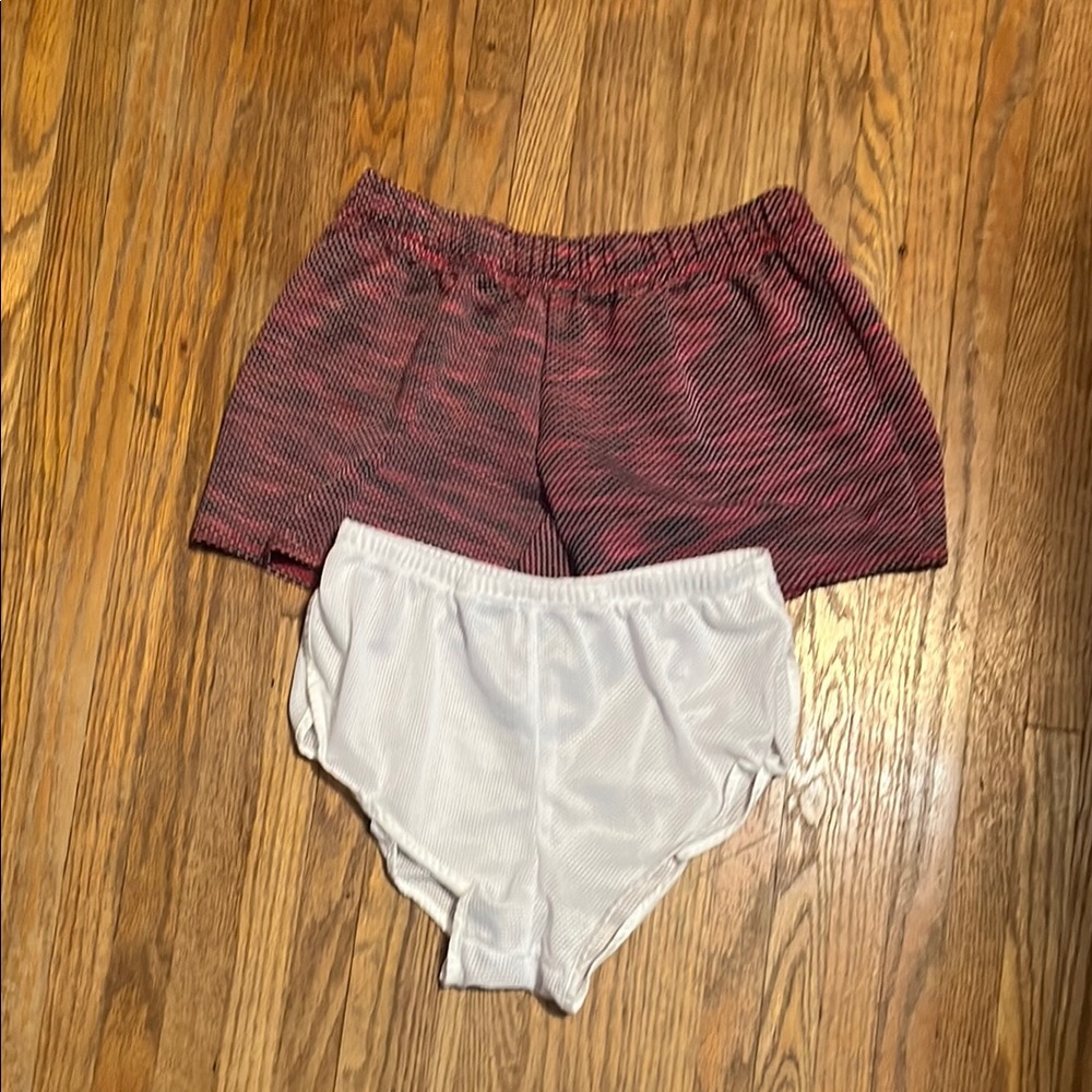 McKillop Red and White Athletic Shorts Set